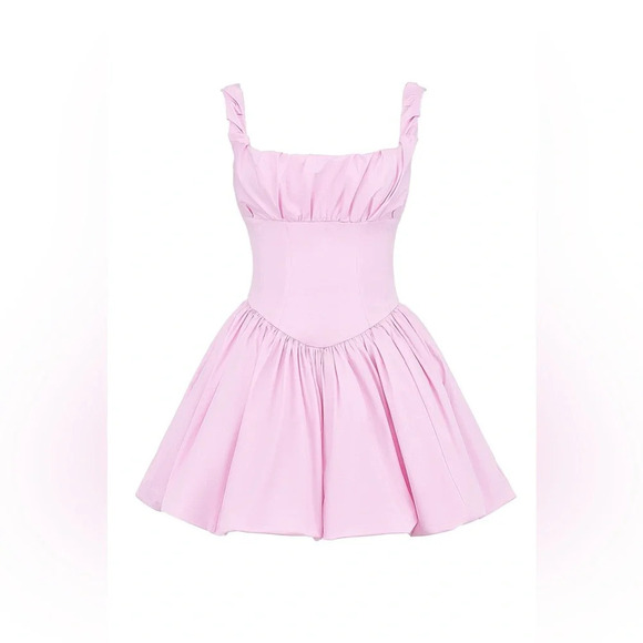 House of CB Le Puff Cotton Candy Cotton Tulle Mini Dress - Picture 8 of 10